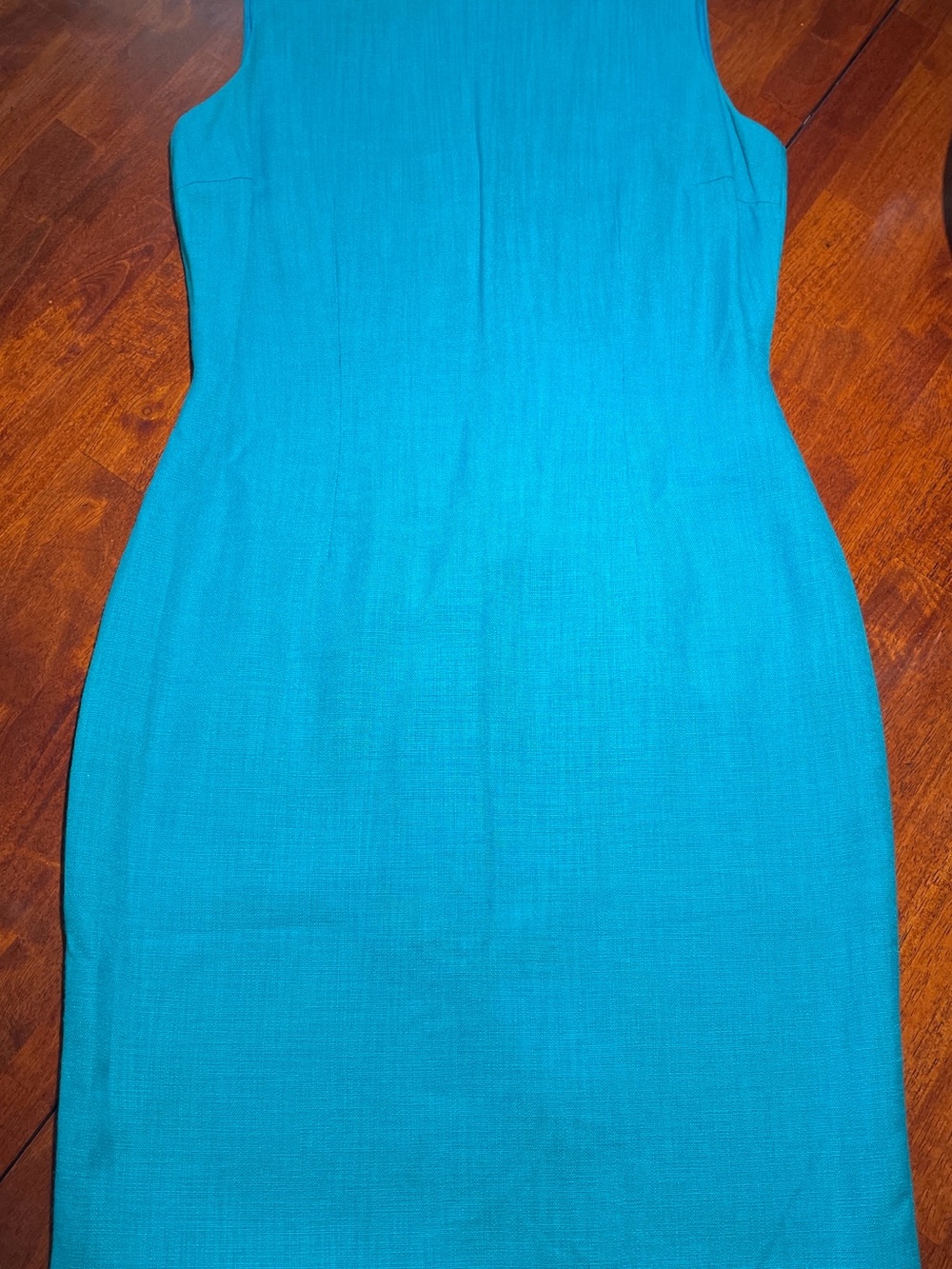 Classic Turquoise Sheath Dress - Brand Maggie London